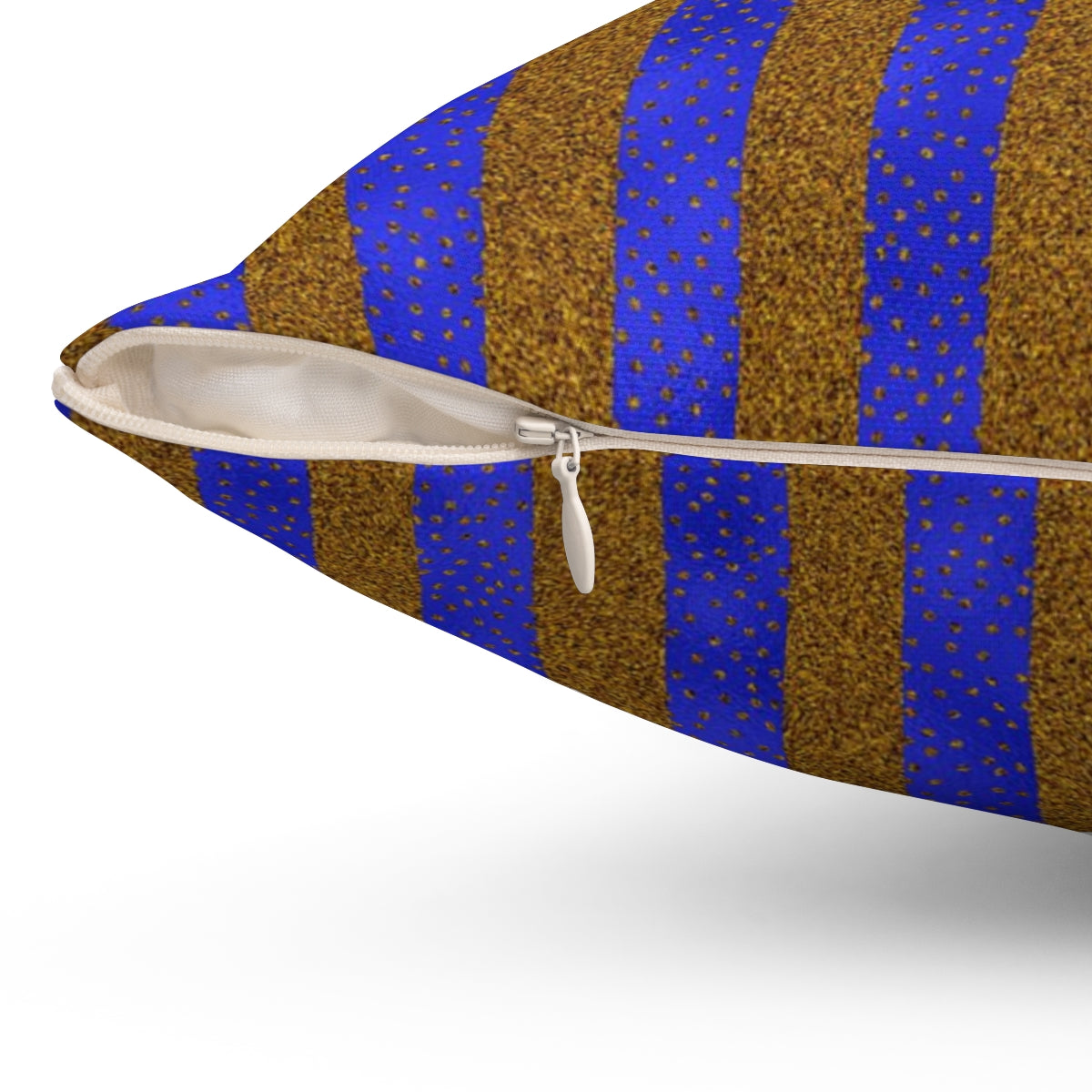 Blue and Gold Glitter.