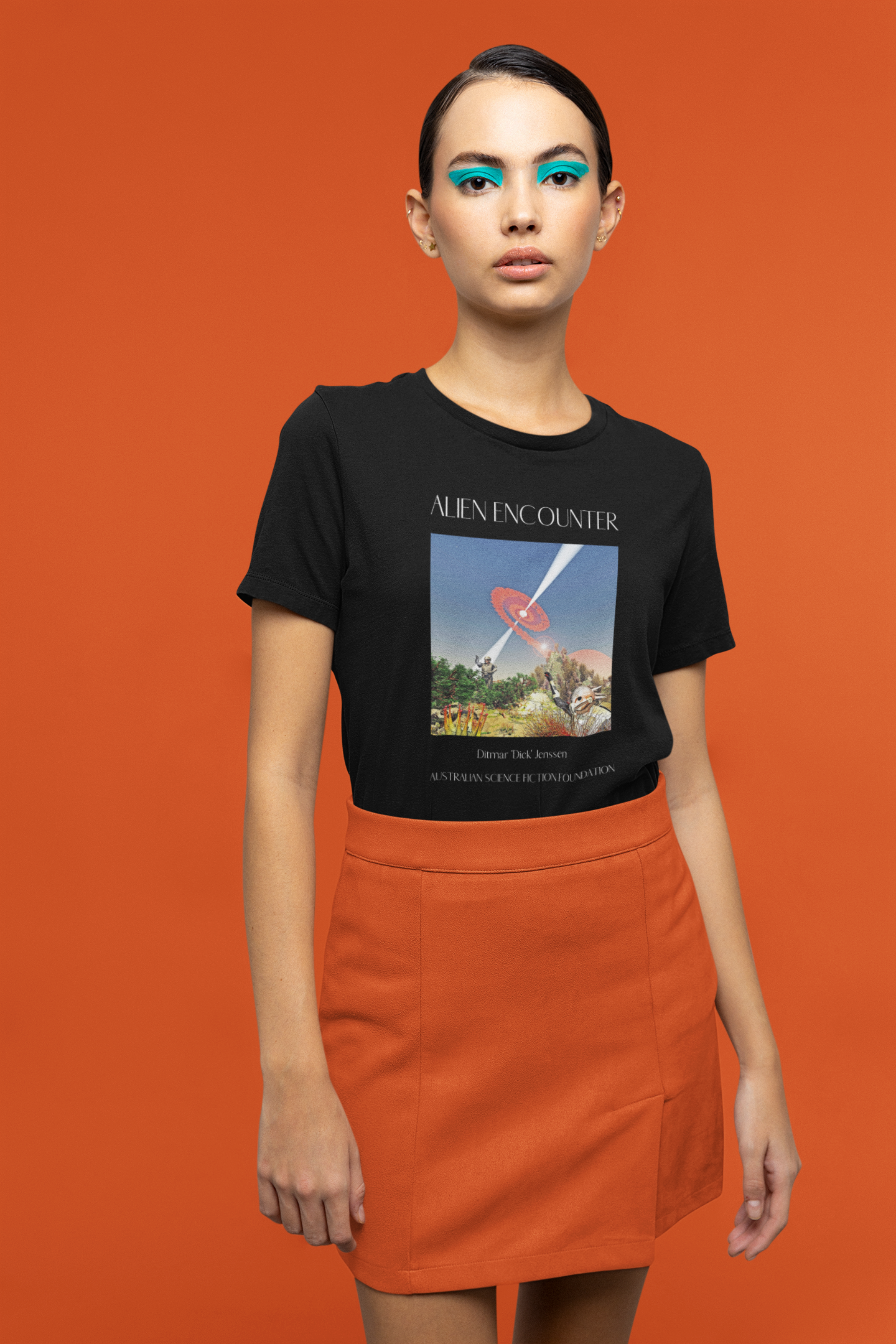 Alien Encounter. Ditmar 'Dick' Jenssen. Women's T-Shirt