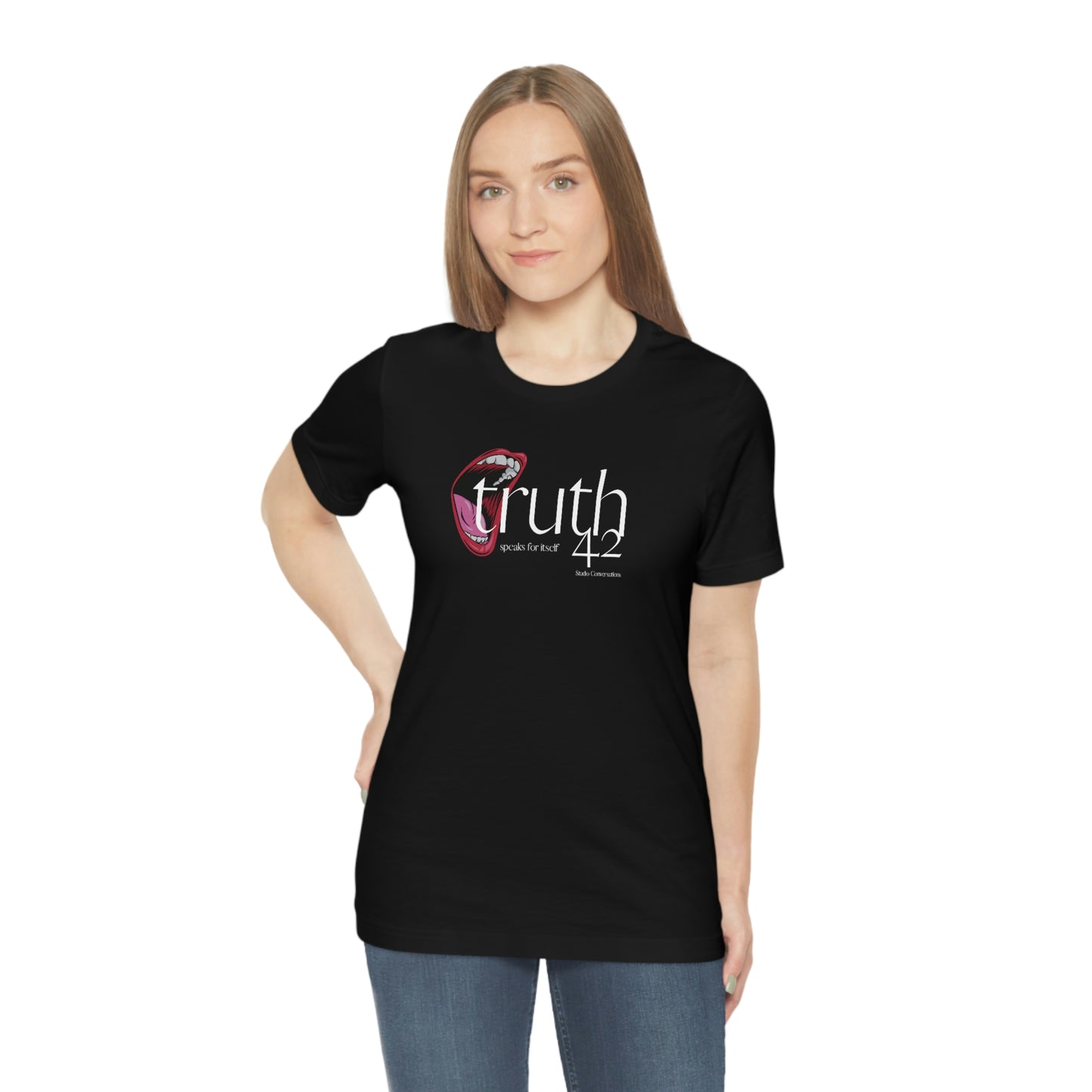 Truth Speaks. Unisex Jersey Short Sleeve Tee.