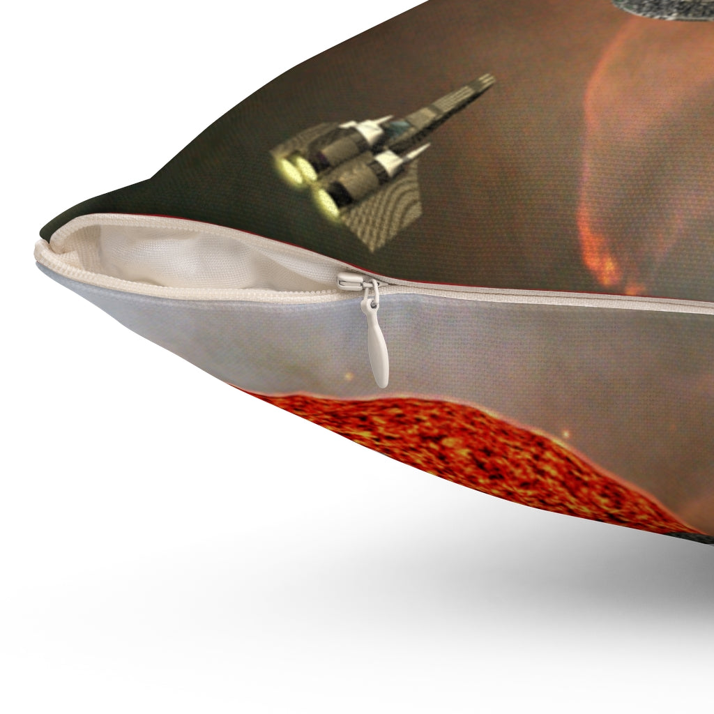 Ditmar 'Dick' Jenssen Binary Star Cushion Cover