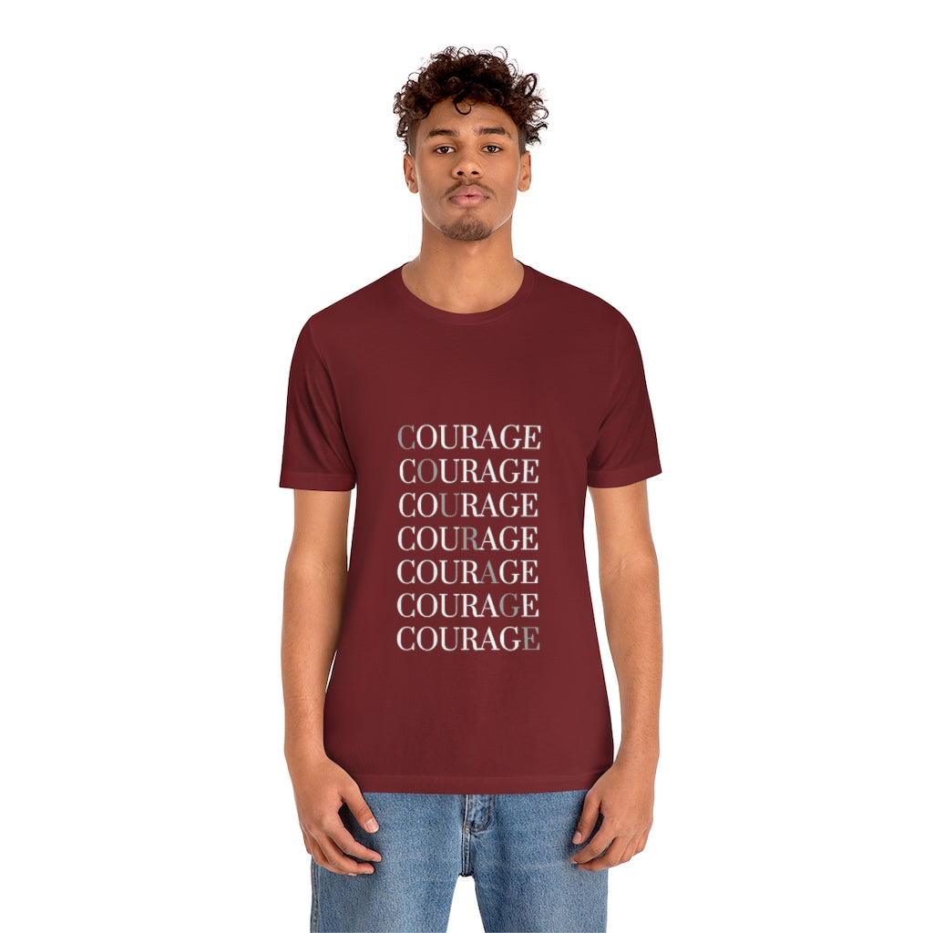 Bad Mummy. Courage. Unisex Jersey Short Sleeve Tee