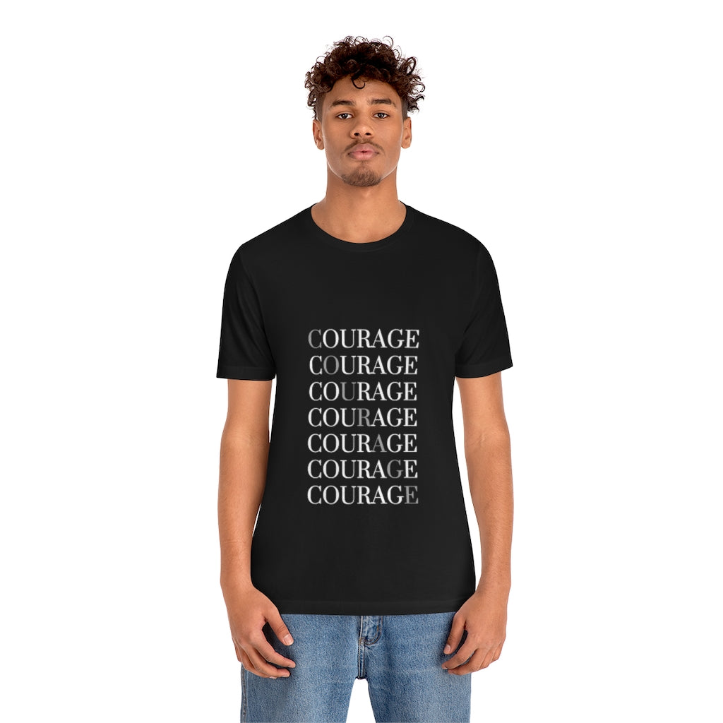 Bad Mummy. Courage. Unisex Jersey Short Sleeve Tee
