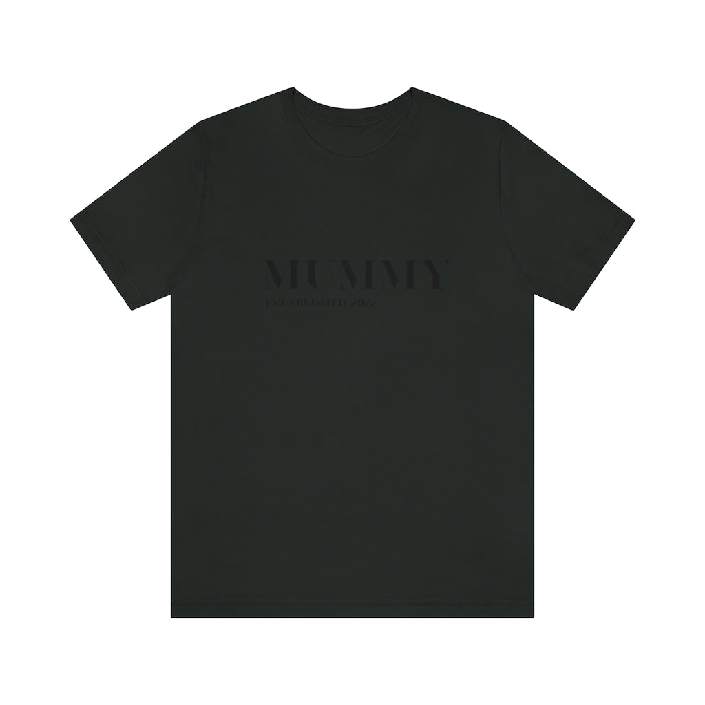 Cavendish. New Mummy Established 2022. Unisex Jersey Short Sleeve Tee