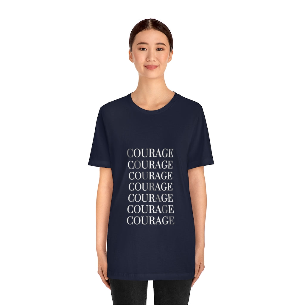 Bad Mummy. Courage. Unisex Jersey Short Sleeve Tee