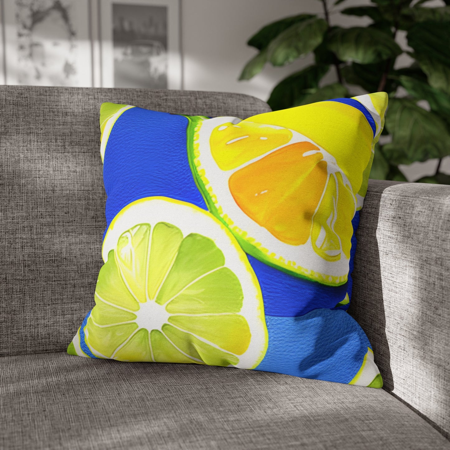 Blue and Yellow Lemons.