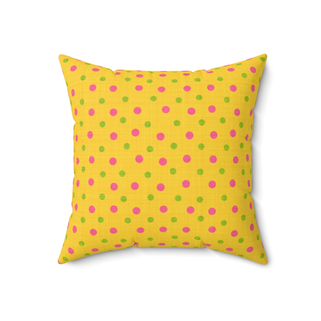 Yellow Polka Dots.