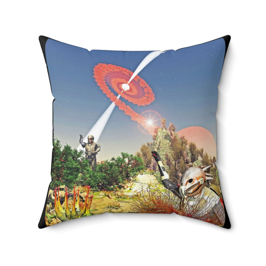 Ditmar (Dick) Jenssen - Alien Encounter Cushion Cover