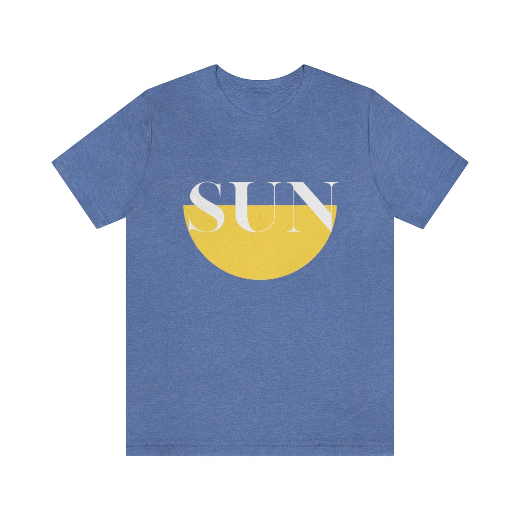 Sun. Unisex Jersey Short Sleeve Tee