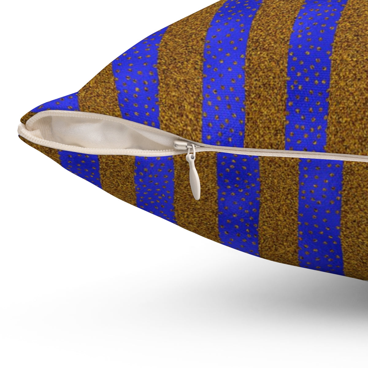 Blue and Gold Glitter.