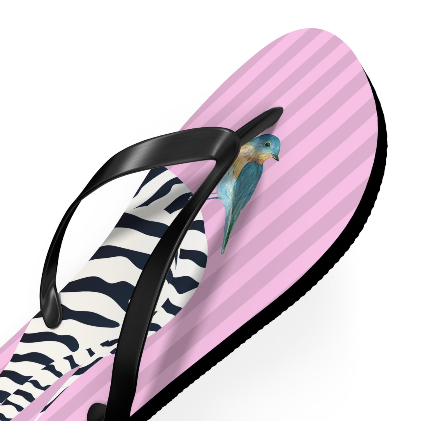 Zebra Flip Flops/Thongs