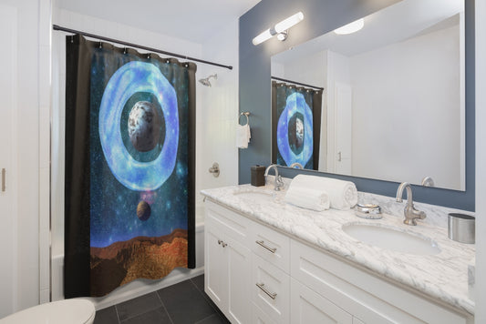 Ditmar 'Dick' Jenssen Star-Ring Shower Curtain