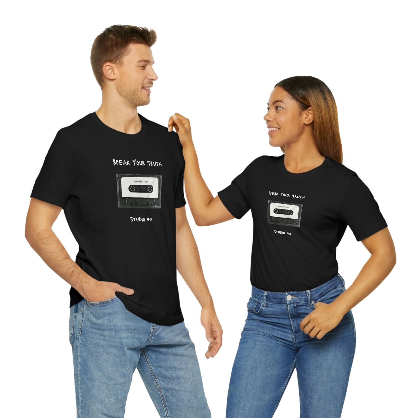 Speak Your Truth. Unisex Jersey Short Sleeve Tee.