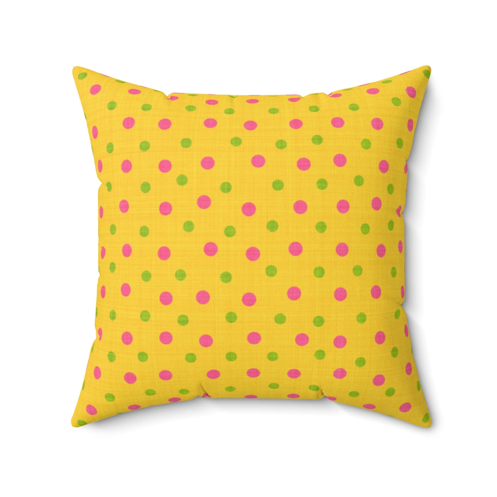 Yellow Polka Dots.
