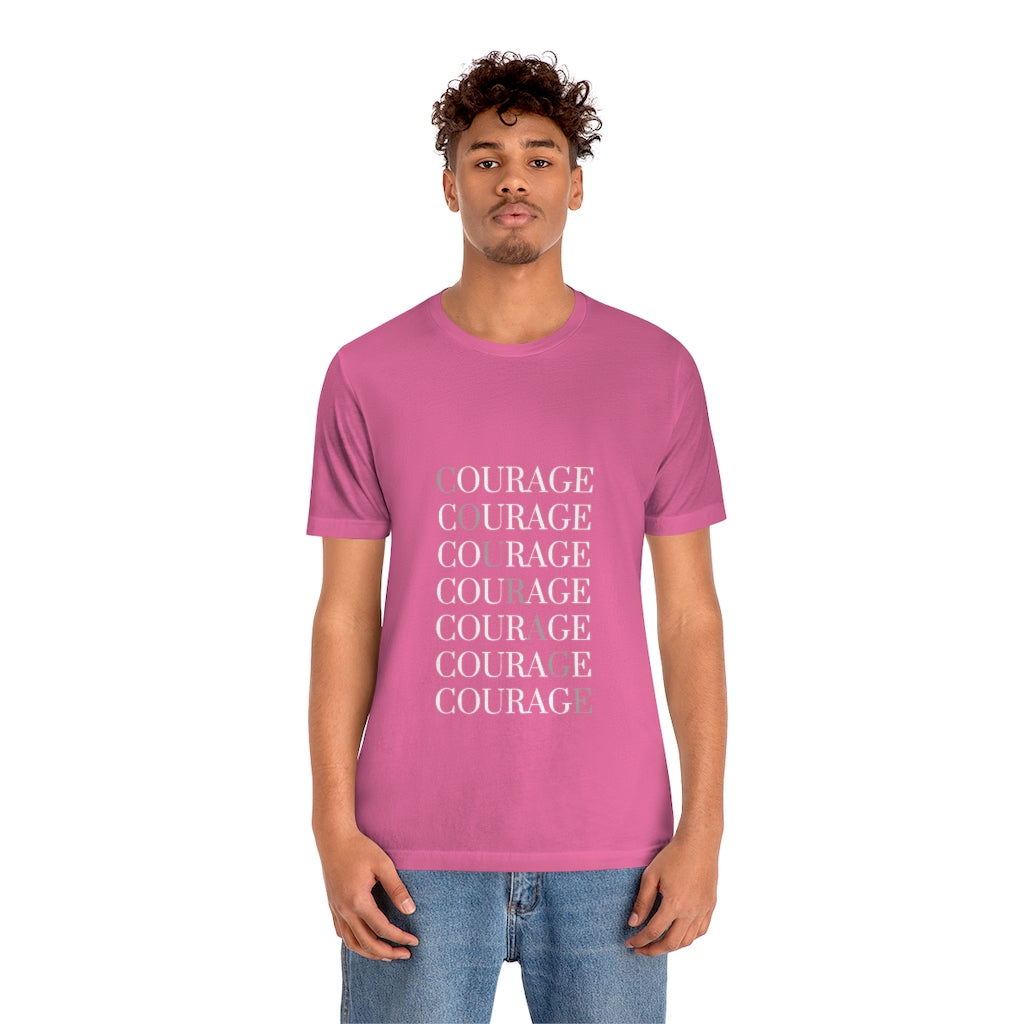 Bad Mummy. Courage. Unisex Jersey Short Sleeve Tee