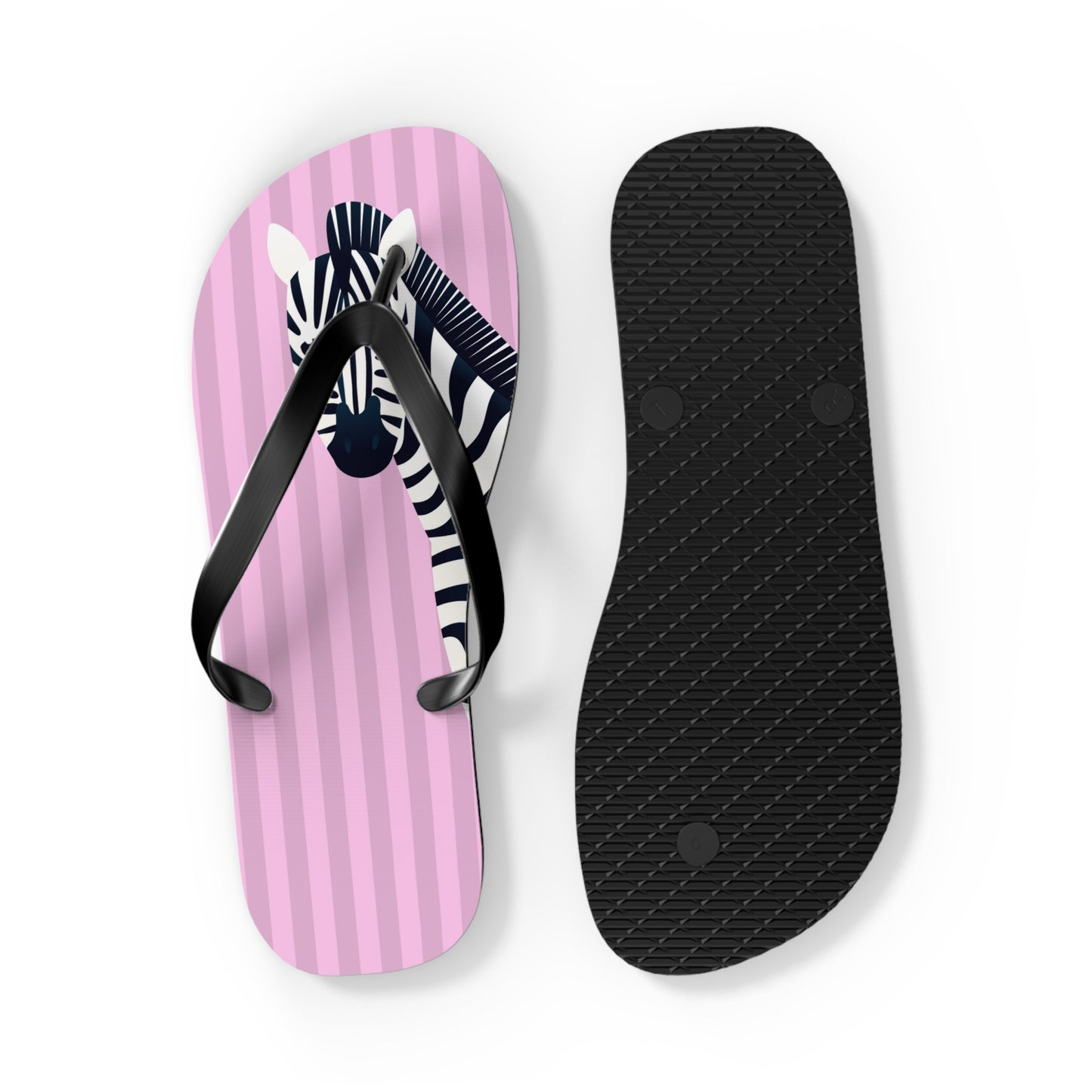 Zebra Flip Flops/Thongs