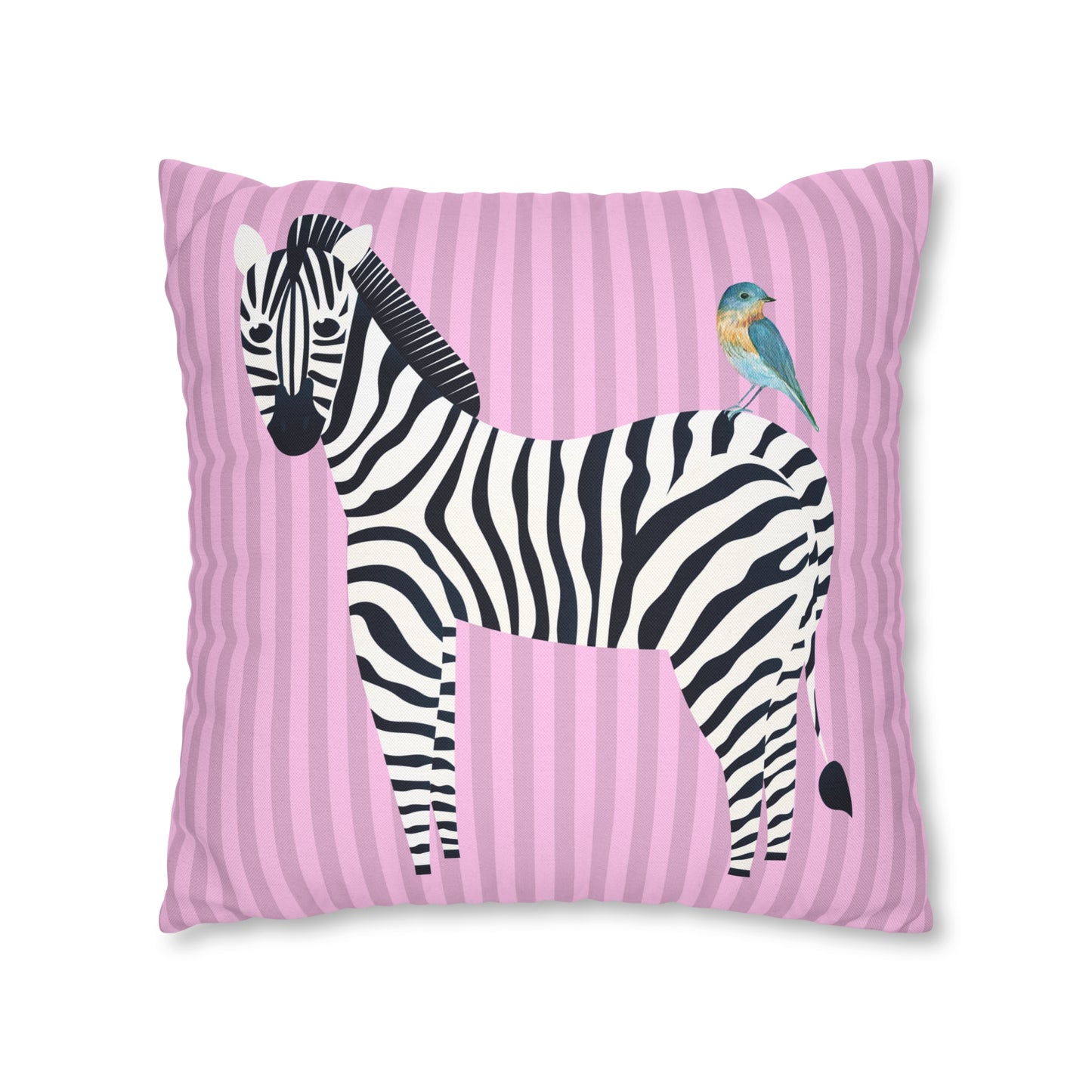 Zebra & Bird.