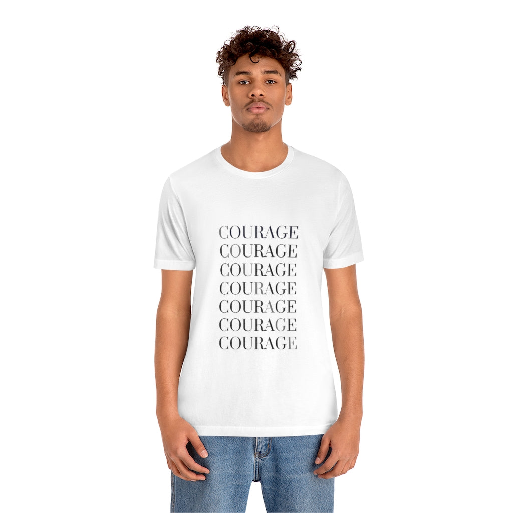 Bad Mummy. Courage. Unisex Jersey Short Sleeve Tee