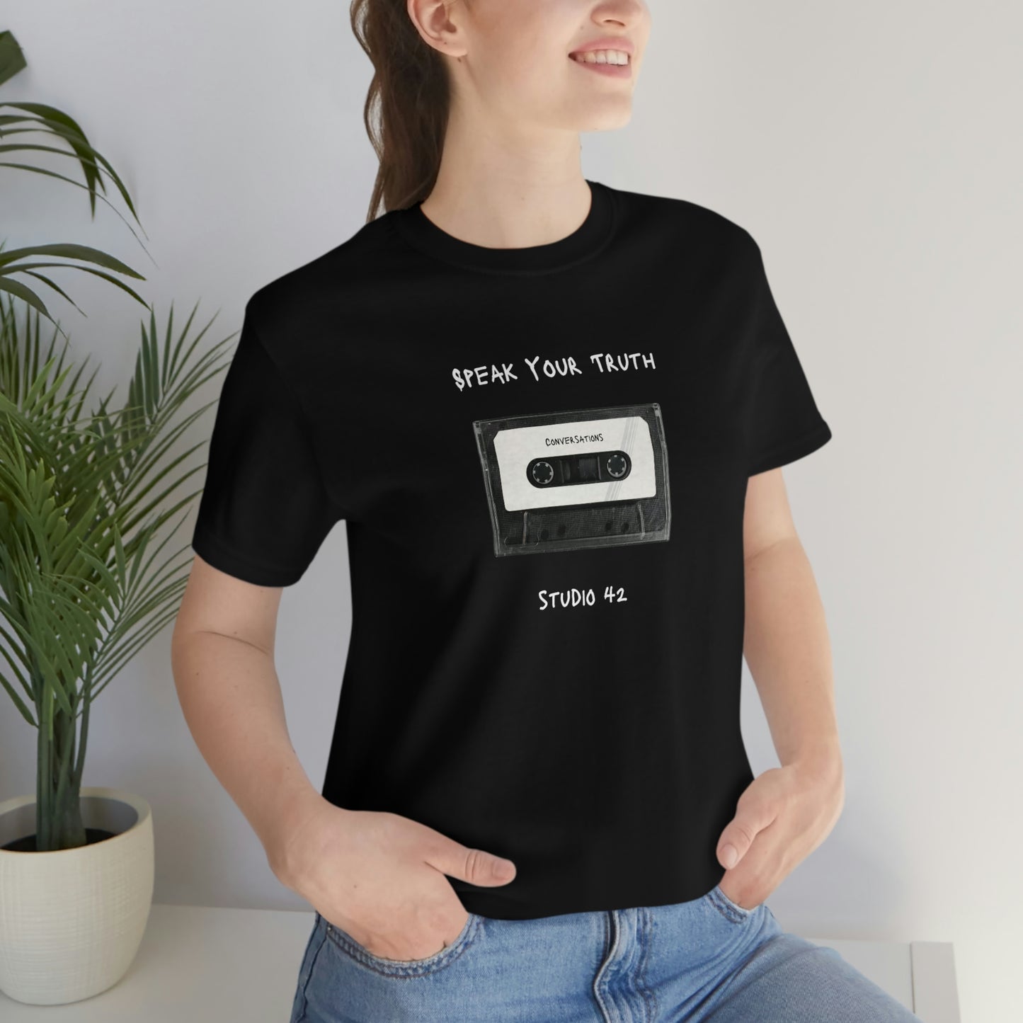 Speak Your Truth. Unisex Jersey Short Sleeve Tee.