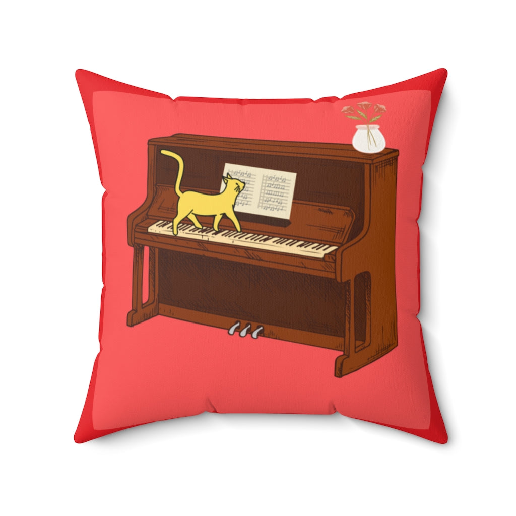 Cat On The Piano.