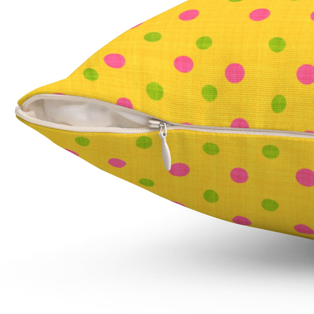 Yellow Polka Dots.