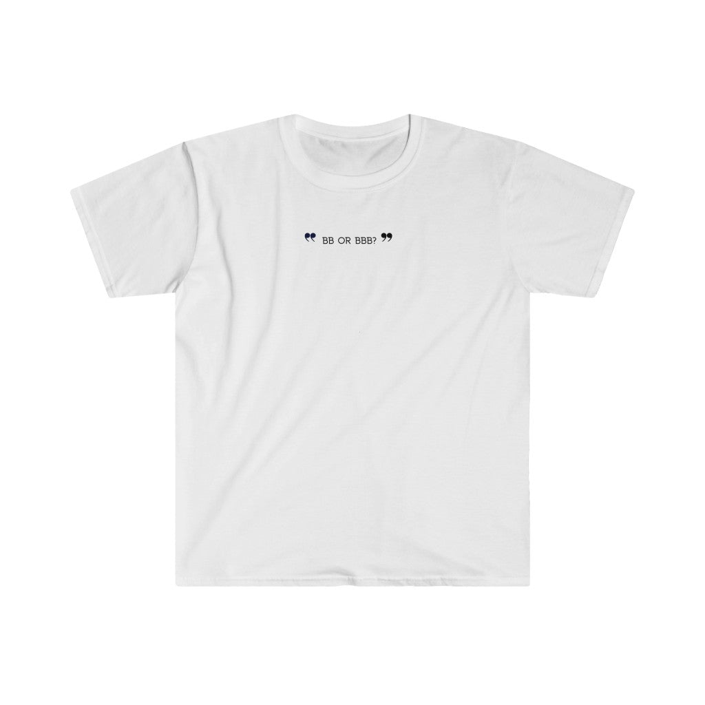 To be or not to be. That is the question. Unisex Softstyle T-Shirt