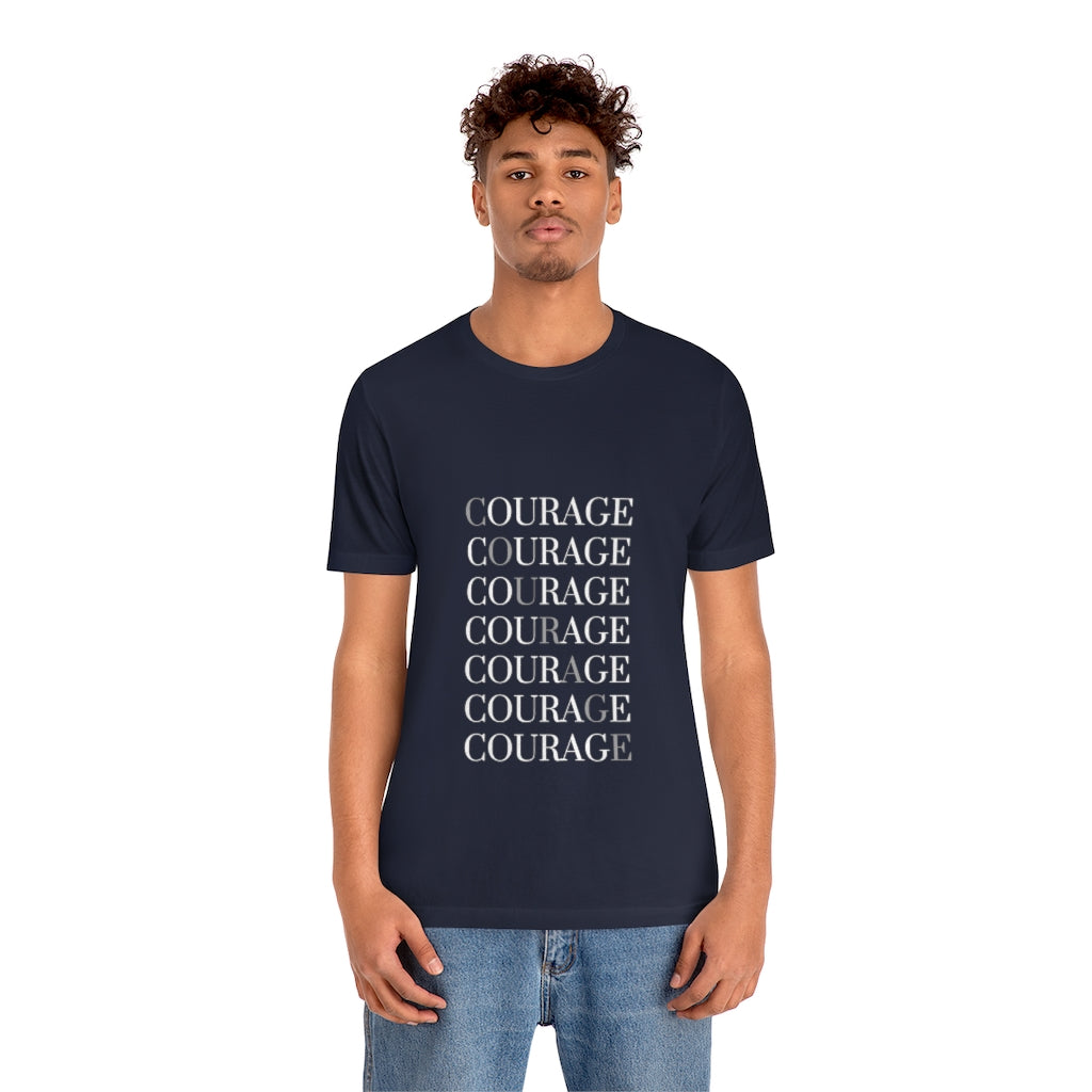 Bad Mummy. Courage. Unisex Jersey Short Sleeve Tee