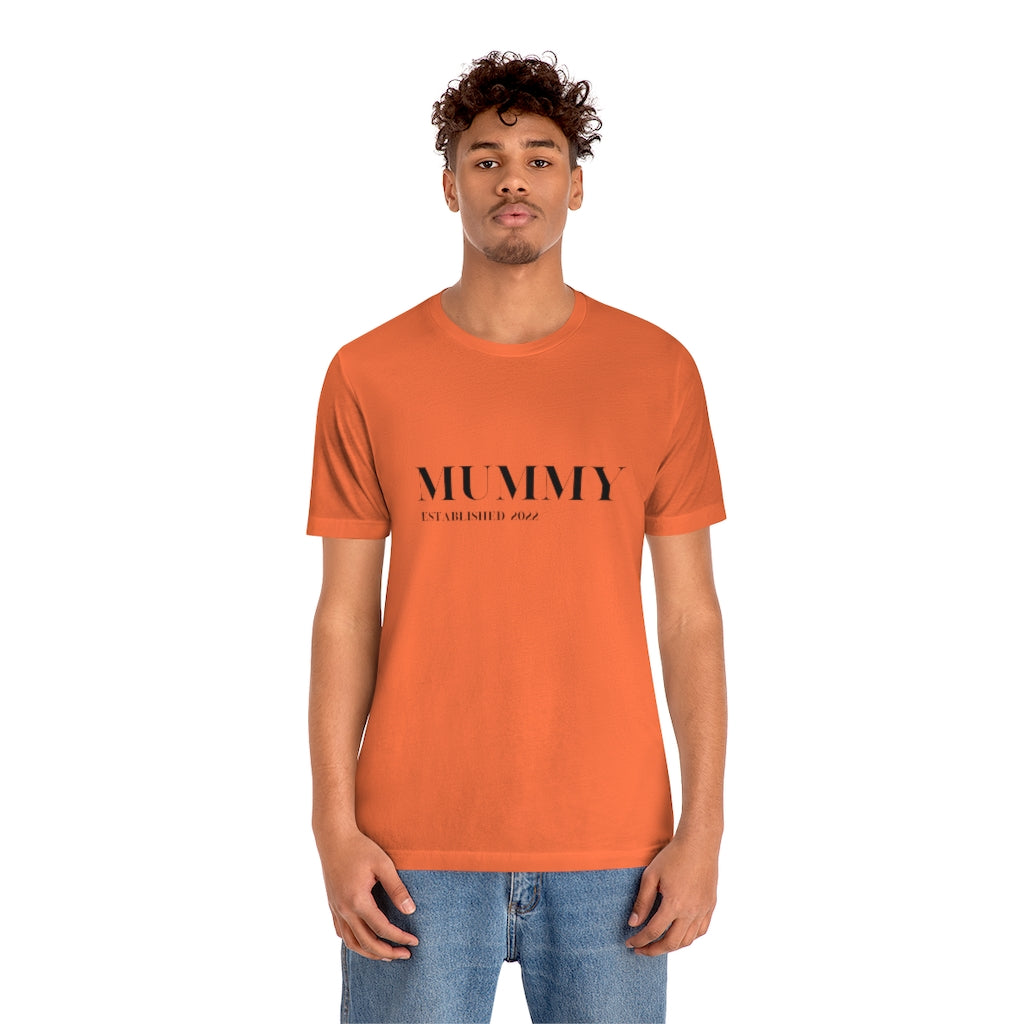 Cavendish. New Mummy Established 2022. Unisex Jersey Short Sleeve Tee