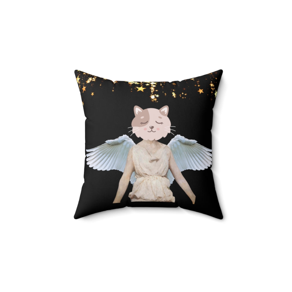 Angel Cat. Cushion Cover.