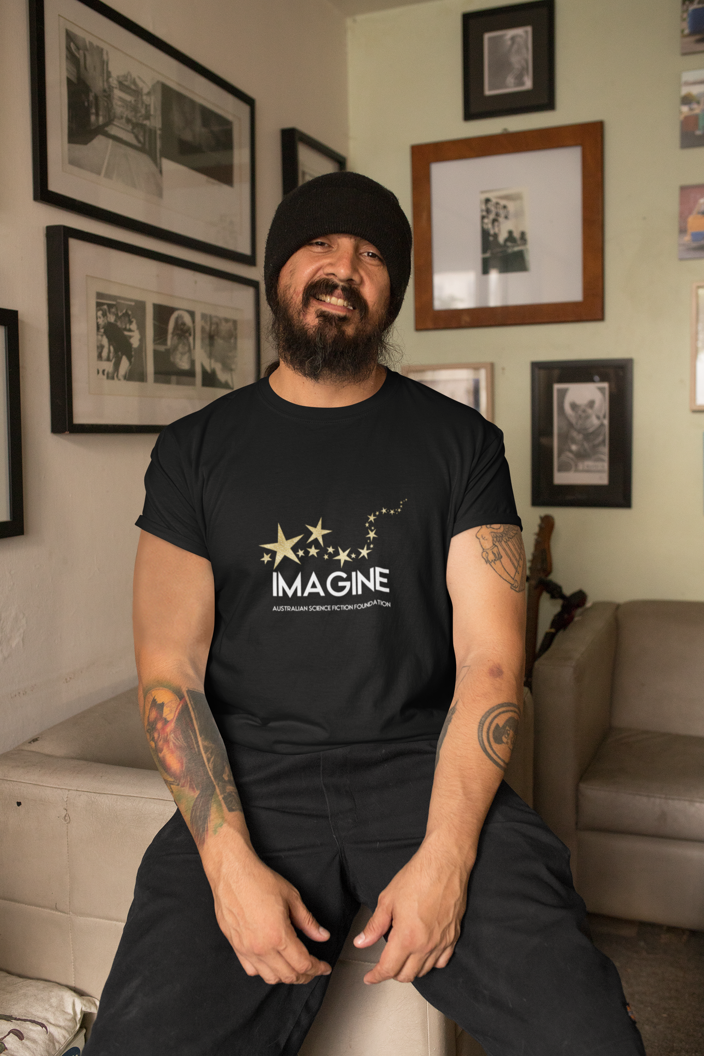 Imagine. ASFF. Unisex Heavy Cotton T-Shirt.