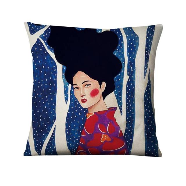 Bold Women Cushion Covers.