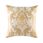 Cream and Gold Jacquard Cushion Covers