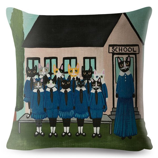 Cute Cats Cushion Cover Series