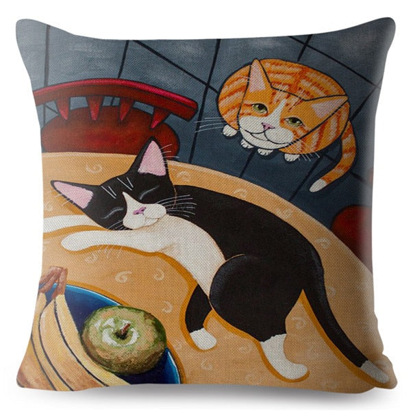 Cute Cats Cushion Cover Series
