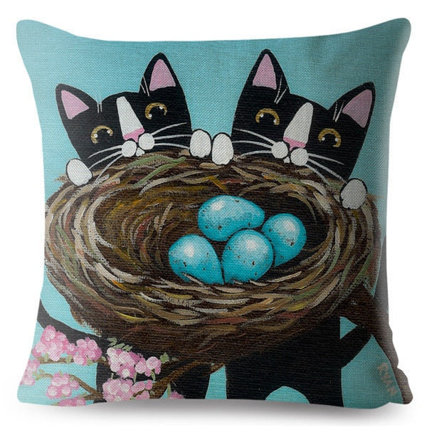 Cute Cats Cushion Cover Series