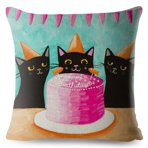 Cute Cats Cushion Cover Series