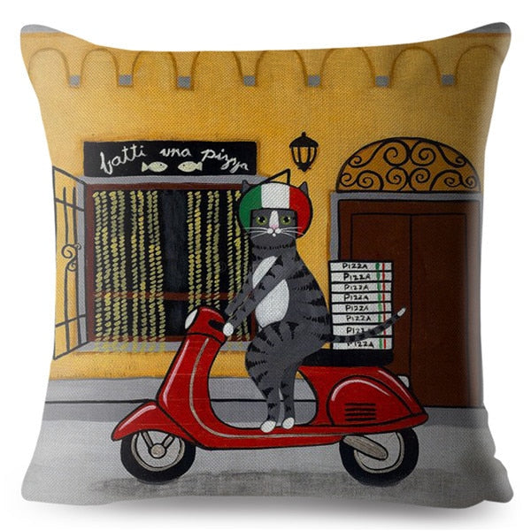 Cute Cats Cushion Cover Series