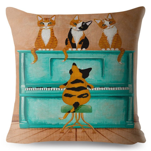 Cute Cats Cushion Cover Series