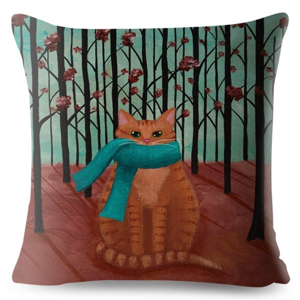 Cute Cats Cushion Cover Series
