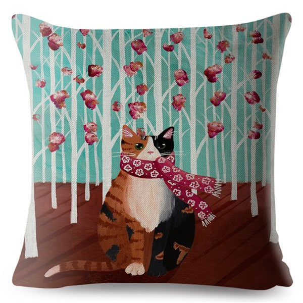 Cute Cats Cushion Cover Series