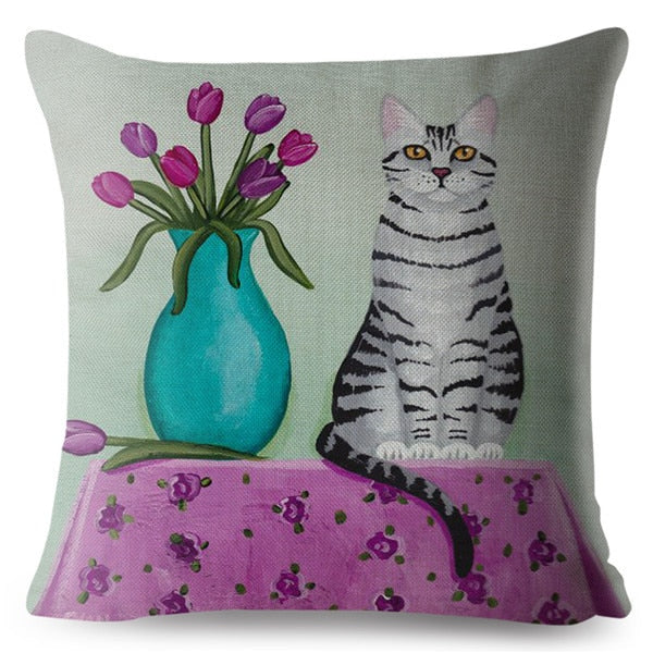 Cute Cats Cushion Cover Series