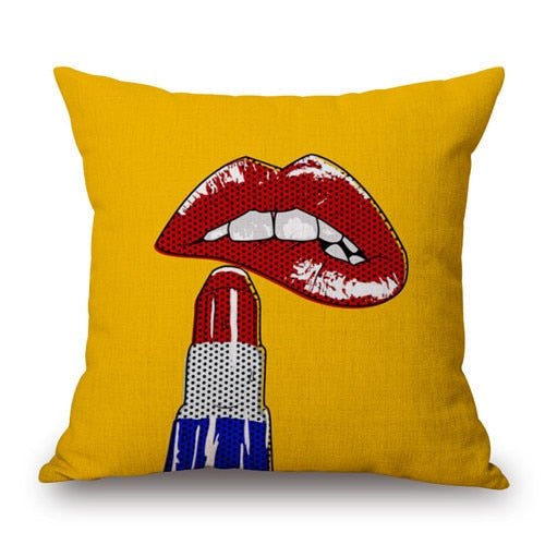 Pop Art Cushion Covers.