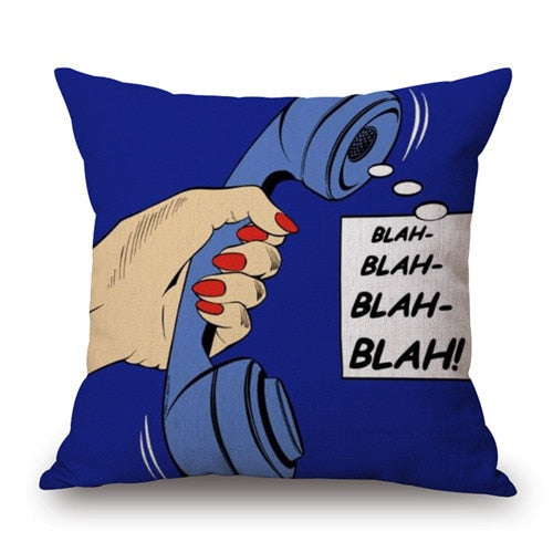 Pop Art Cushion Covers.