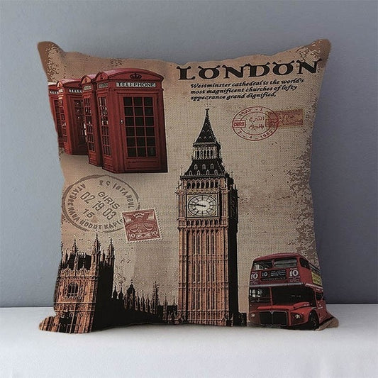 London & Paris. Cushion Covers.