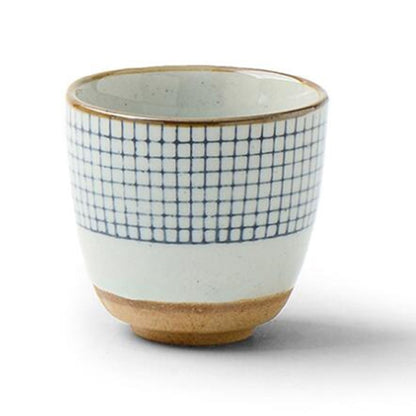 Hand Painted Lattice Tea Cup