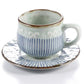 Hand Painted Lattice Tea Cup