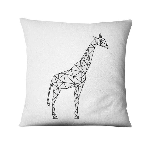 Geometric Animals Cushion Covers.