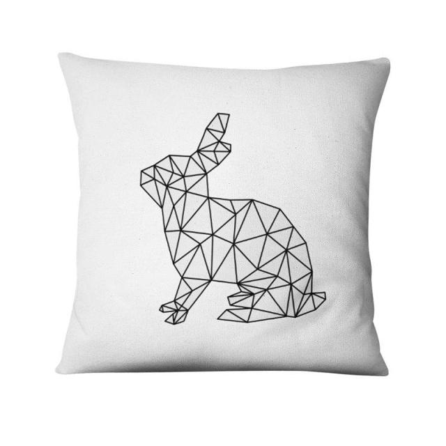 Geometric Animals Cushion Covers.