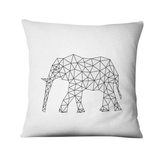 Geometric Animals Cushion Covers.