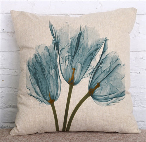 Delicate Flowers Cushion Covers.