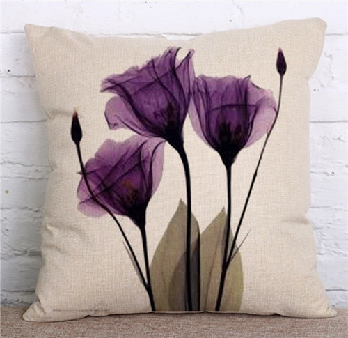 Delicate Flowers Cushion Covers.